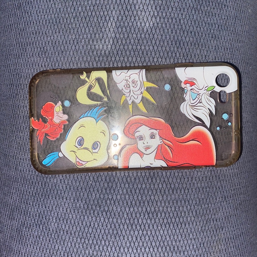Little mermaid clear flexible case